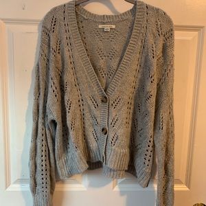 american eagle cropped oversized sweater